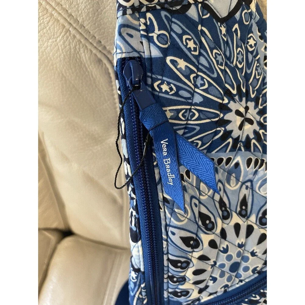 Vera Bradley Sling Back Pack Backpack Blue Paisley